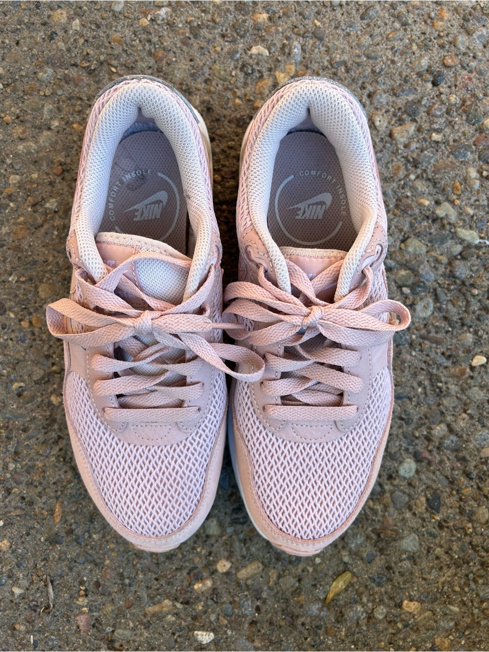 Nike Air Max Women's Light Pink Mesh Athletic Sneakers